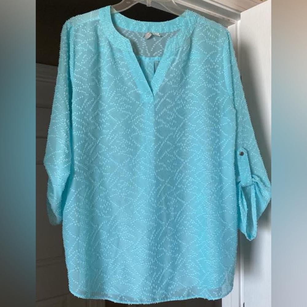 Cato Light Blue Women's Blouse